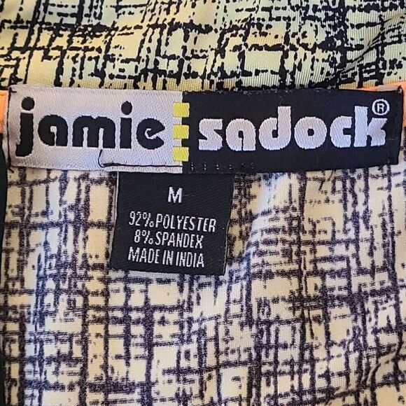 Jamie Sadock Womens Short Sleeve Athletic Golf Polo Top Multicolor Size Medium - Picture 3 of 12